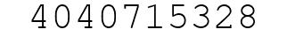 Number 4040715328.