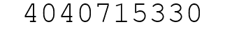 Number 4040715330.