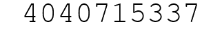 Number 4040715337.