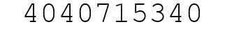 Number 4040715340.