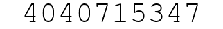 Number 4040715347.