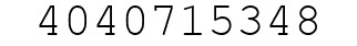 Number 4040715348.