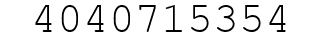 Number 4040715354.