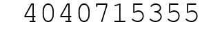 Number 4040715355.