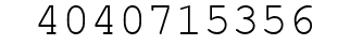 Number 4040715356.