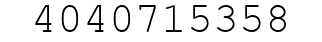 Number 4040715358.