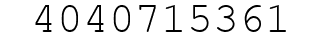 Number 4040715361.
