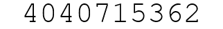 Number 4040715362.