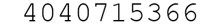 Number 4040715366.