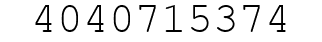 Number 4040715374.
