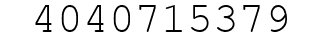 Number 4040715379.