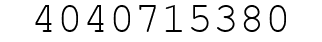 Number 4040715380.