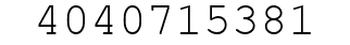 Number 4040715381.