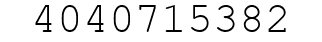 Number 4040715382.