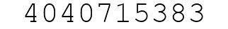 Number 4040715383.