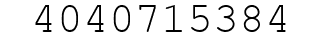 Number 4040715384.