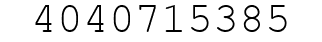 Number 4040715385.