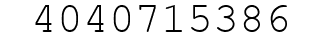 Number 4040715386.
