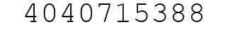 Number 4040715388.