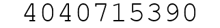 Number 4040715390.