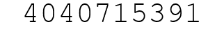 Number 4040715391.