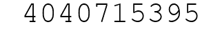 Number 4040715395.