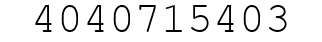 Number 4040715403.