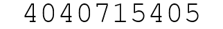 Number 4040715405.