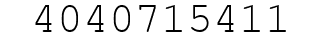Number 4040715411.