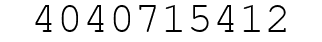 Number 4040715412.