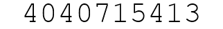 Number 4040715413.