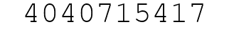 Number 4040715417.