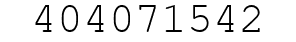 Number 404071542.