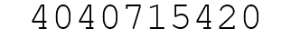 Number 4040715420.