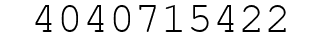 Number 4040715422.