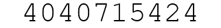 Number 4040715424.