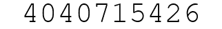 Number 4040715426.