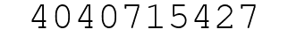 Number 4040715427.