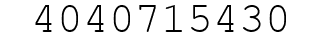 Number 4040715430.