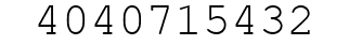 Number 4040715432.