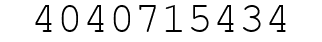 Number 4040715434.