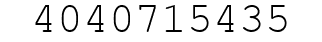Number 4040715435.