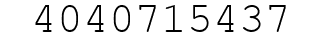Number 4040715437.