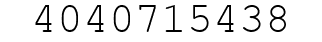 Number 4040715438.