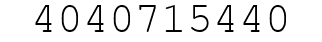 Number 4040715440.