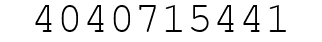 Number 4040715441.