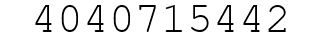 Number 4040715442.