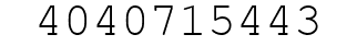 Number 4040715443.