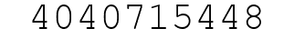 Number 4040715448.