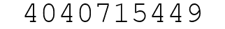 Number 4040715449.